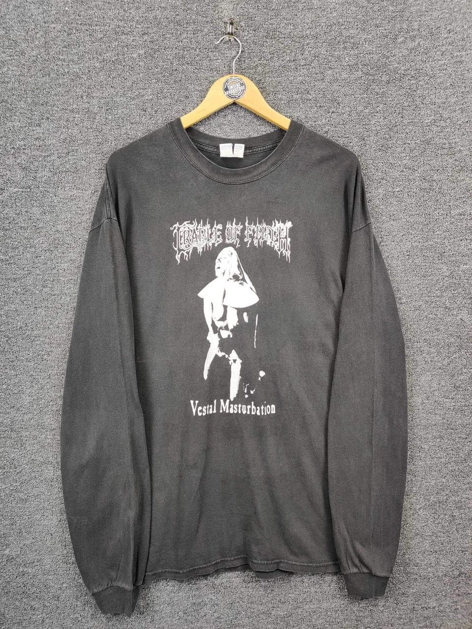 Cradle Of Filth Vestal Masturbation Long Sleeve Tee Tshirt
