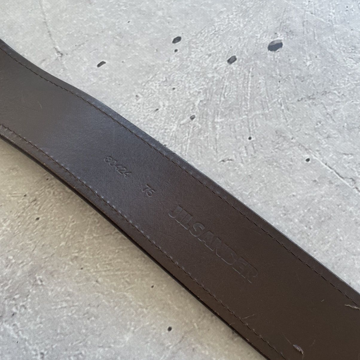 Jil Sander Vintage Jil Sander Leather Belt Luxury Archive Brown Size ONE SIZE - 10 Thumbnail