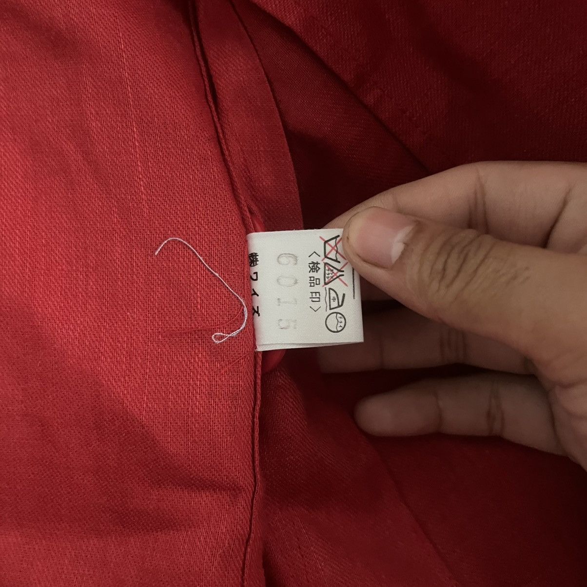 Yohji Yamamoto 80's Y's Yohji Yamamoto Single Button Hemp Blazer Size 38R - 10 Thumbnail