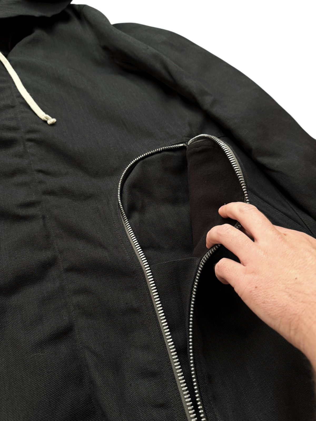 Rick Owens RARE Mainline Bauhaus Fishtail Zip Bladder Parka Size US S / EU 44-46 / 1 - 11 Thumbnail