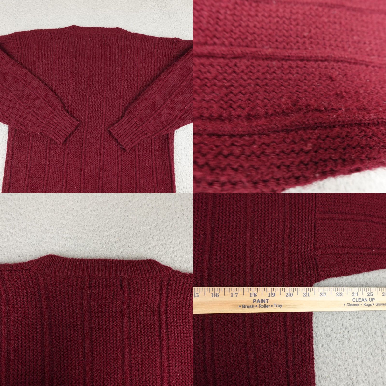 Vintage VINTAGE Don Douglass Cardigan Sweater Men M Red V-Neck Button Size US M / EU 48-50 / 2 - 8 Thumbnail