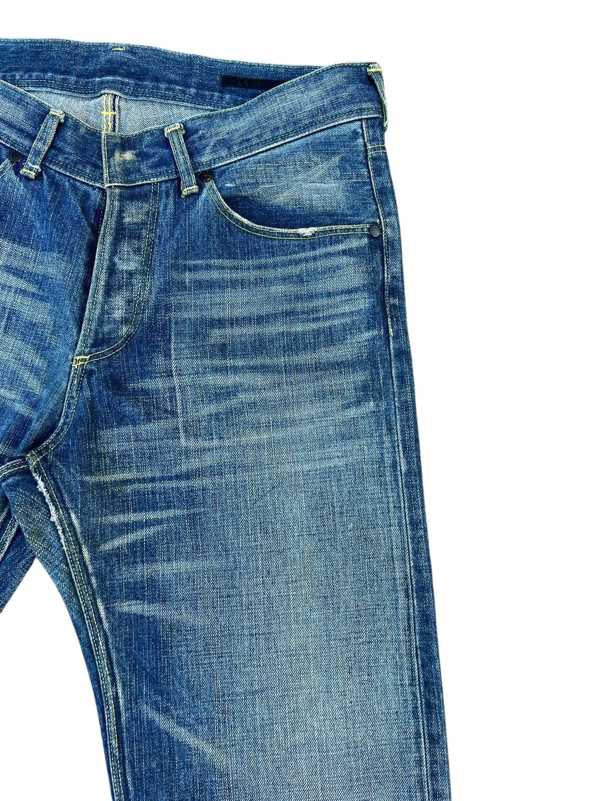 The Viridi-anne The Viridi-Anne Distressed Faded Stains Denim Selvedge Jeans Size US 30 / EU 46 - 8 Thumbnail