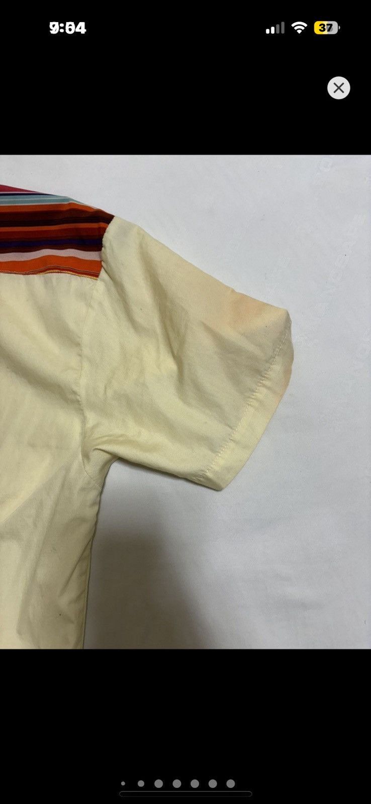 Vintage ***FINAL DROP***RARE 90s COLOUR BLOCK BUTTON UP S-M Size US M / EU 48-50 / 2 - 14 Thumbnail