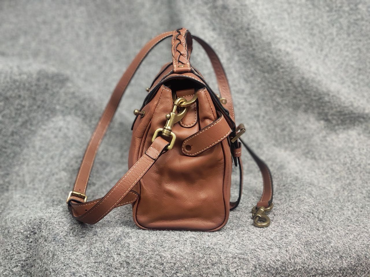 Mulberry Mulberry Alexa Satchel leather shoulder Crossbody HandBag Size ONE SIZE - 9 Thumbnail