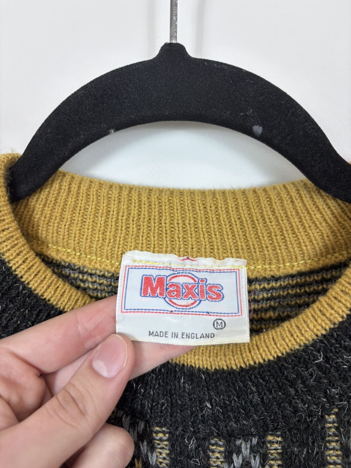 Other Vintage Maxis Paisley Abstract Pattern Wool Knit Sweater Size US M / EU 48-50 / 2 - 6 Thumbnail