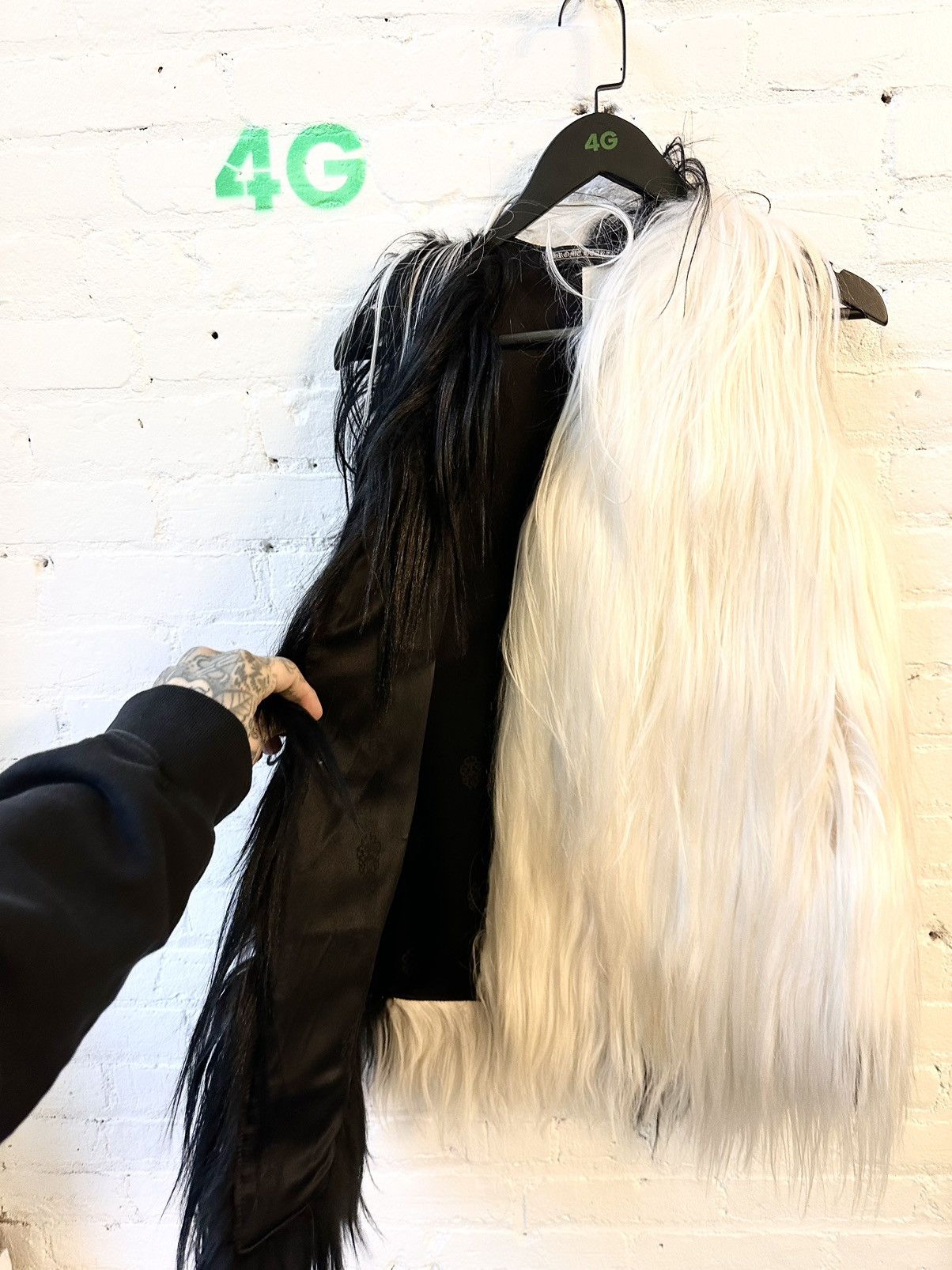 Chrome Hearts CHROME HEARTS ROCKSTAR FUR VEST JACKET Cross Patch Size US S / EU 44-46 / 1 - 3 Thumbnail