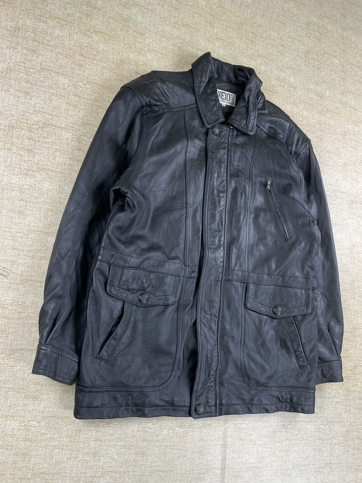 NEXO LEATHER GARMENT Japan Vintage Multipocket Jacket