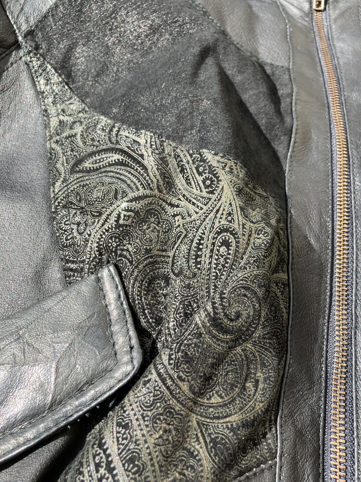 Vintage Vintage leather bomber jacket Size S / US 4 / IT 40 - 3 Thumbnail