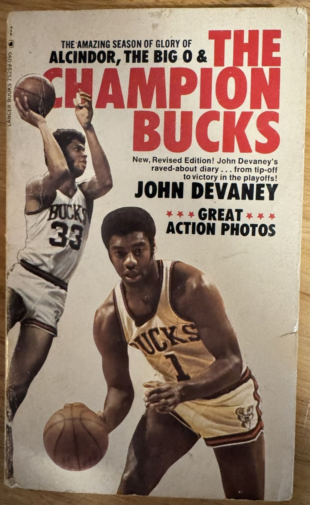 NBA The Champion Bucks by John Devaney Vintage Softcover Book Size US XXS / EU 40 - 1 Thumbnail