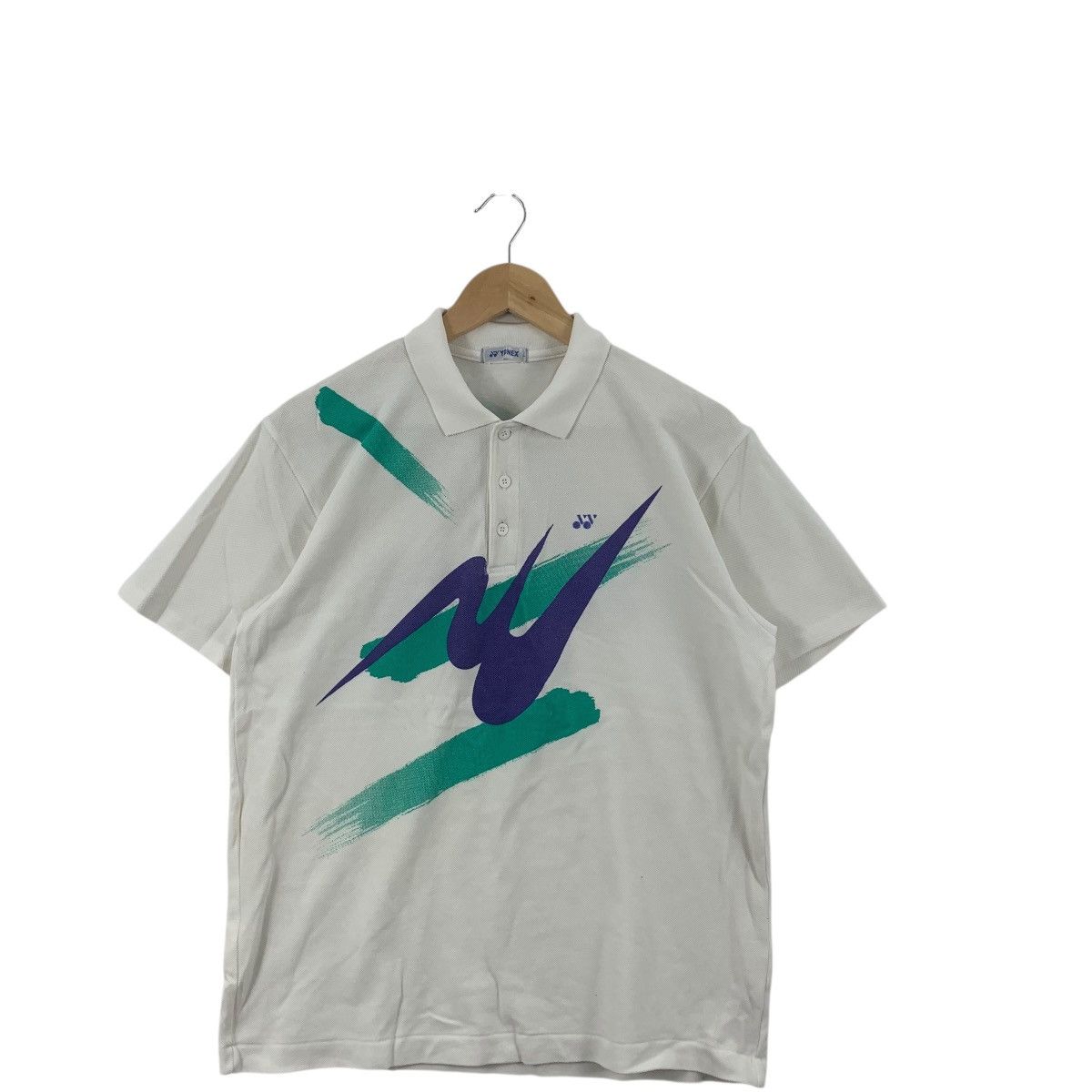 Issey Miyake Vintage ISSEY MIYAKE x YONEX Japan National Team Polo Tee Size US L / EU 52-54 / 3 - 4 Thumbnail