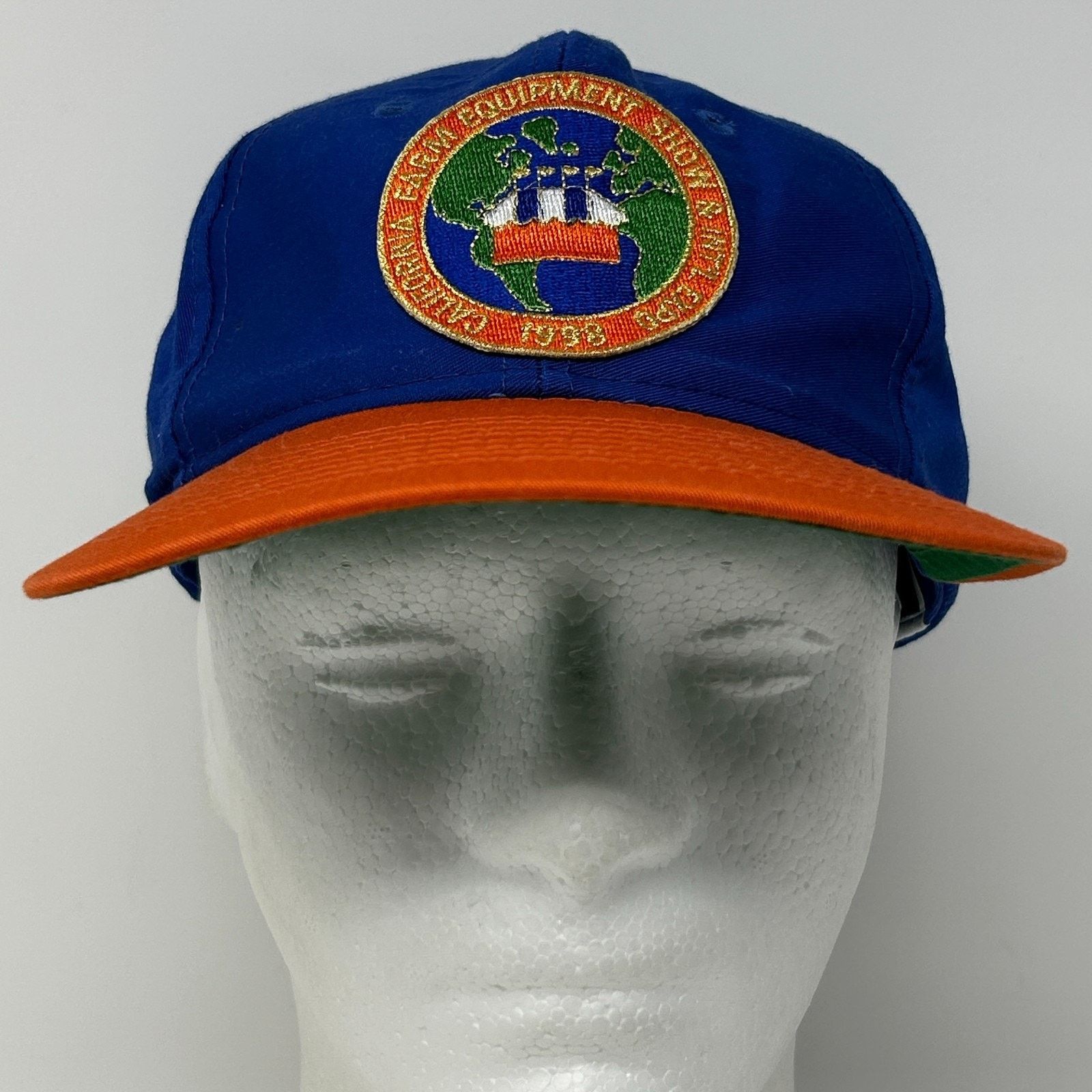 Vintage Vintage California Farm Equipment Expo Hat Baseball Cap Blue Size ONE SIZE - 2 Thumbnail