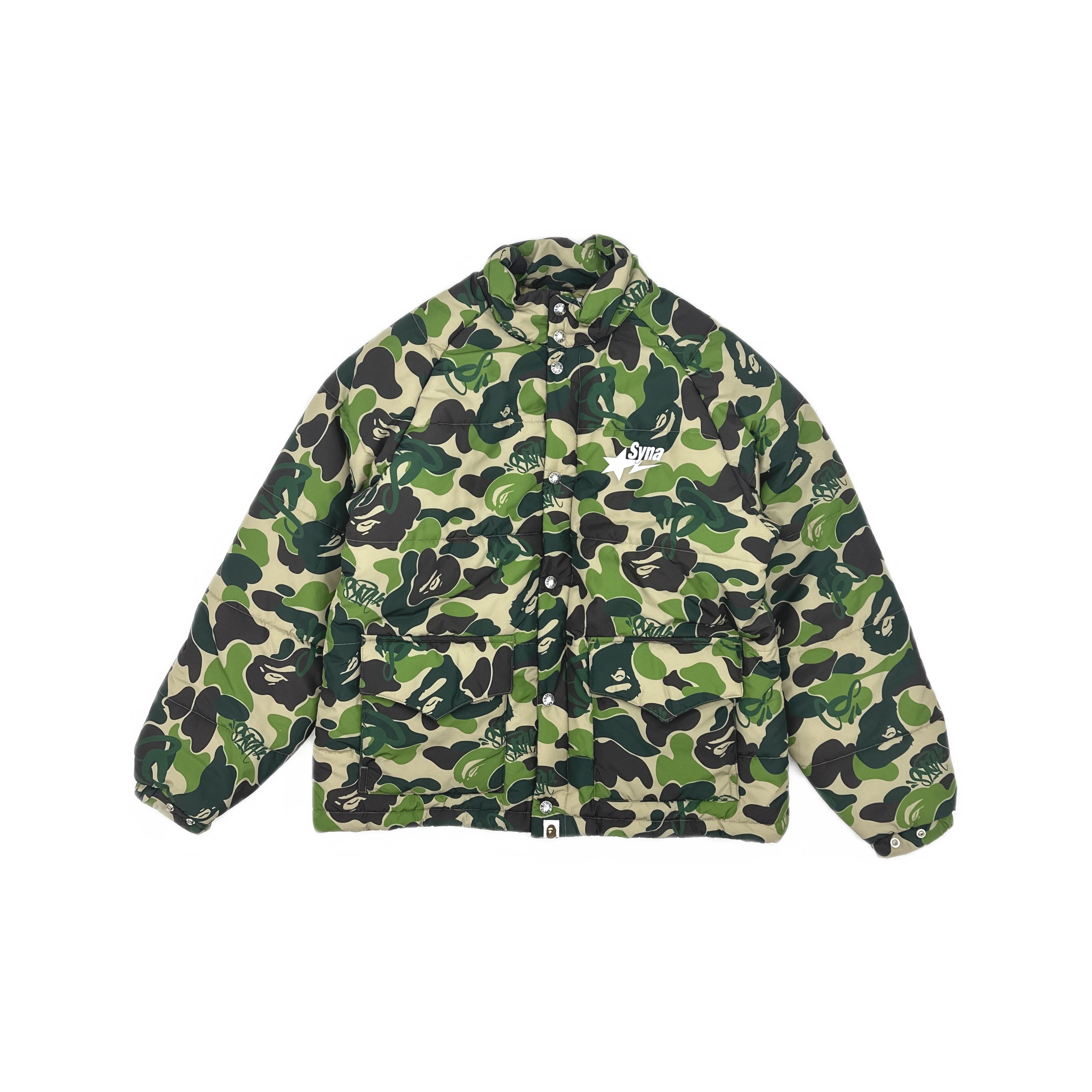 Bape A Bathing Ape x Spotify x Syna Camo Puffer Jacket Size S Size US S / EU 44-46 / 1 - 1 Thumbnail