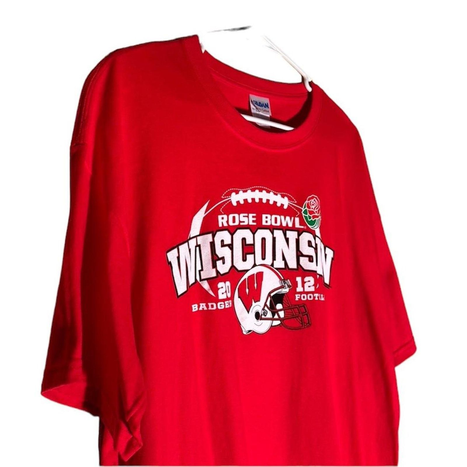Gildan NEW Wisconsin Badgers Rose Bowl 2012 T-Shirt Size US L / EU 52-54 / 3 - 3 Thumbnail