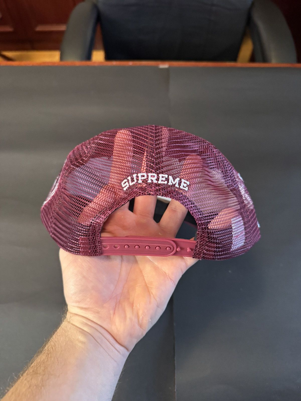 Supreme Supreme University Mesh Back 5-Panel Cap Size ONE SIZE - 4 Thumbnail