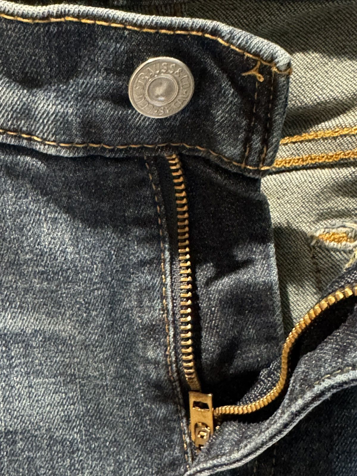 Levi's 2010s Levis 510 Blue Faded Slim Straight Fit Jeans Denim Size US 30 / EU 46 - 5 Thumbnail