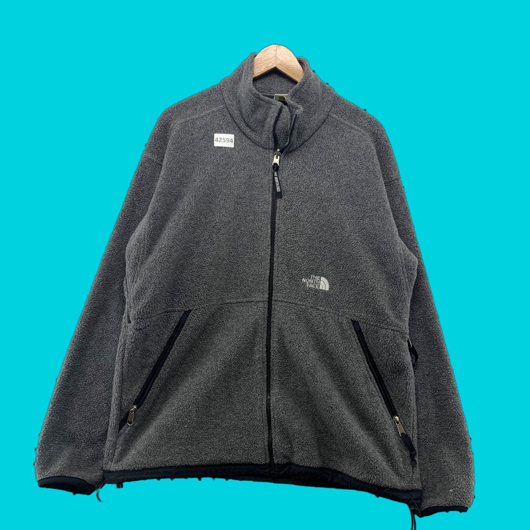 The North Face VINTAGE The North Face Jacket Mens L Gray Fleece Full Zip Outdoor Hiking Size US L / EU 52-54 / 3 - 1 Thumbnail