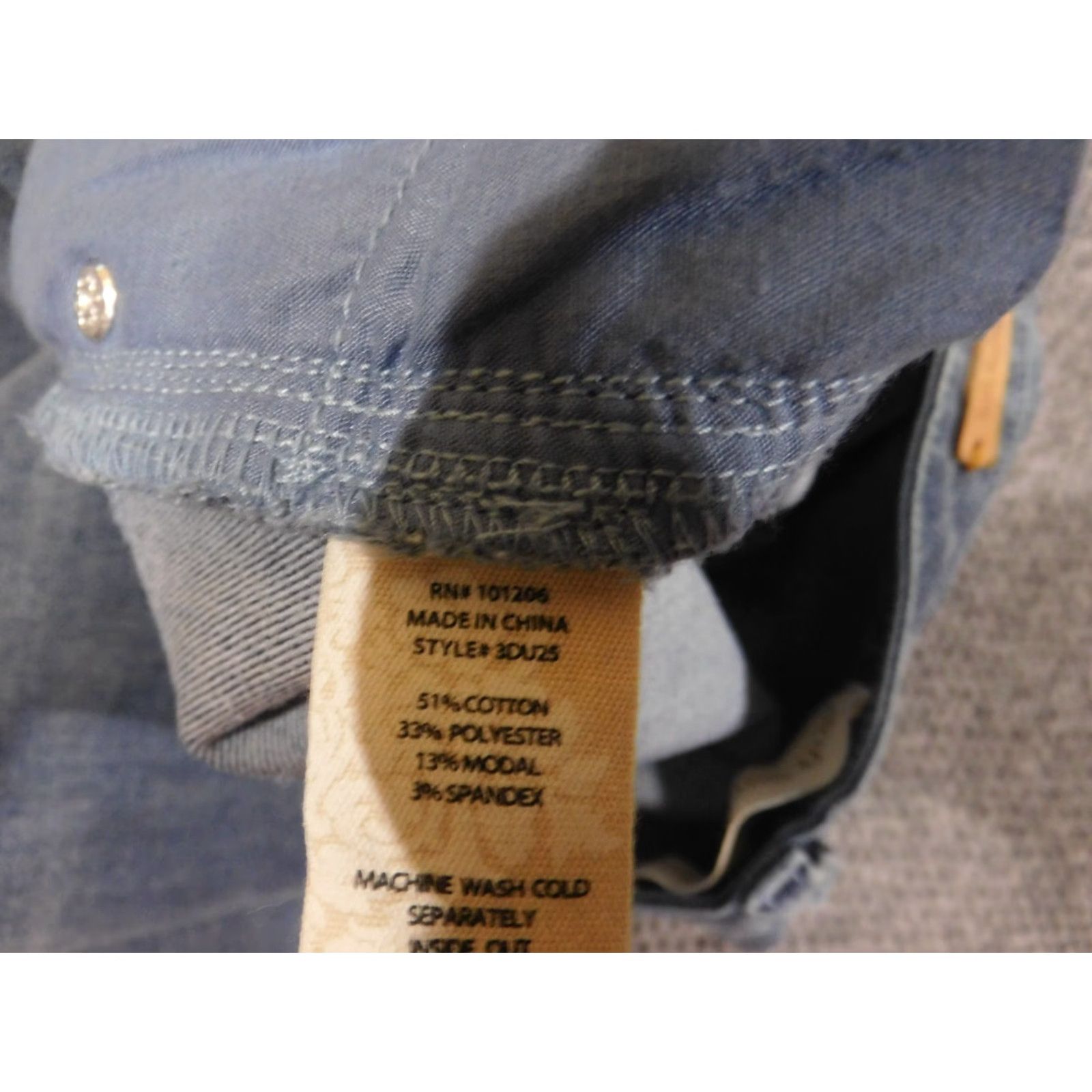 Soft Surroundings Soft Surroundings Jeans Straight 4P Petite Women Denim Stretch Mid Rise Inseam 27 Blue Retro Size 28" / US 6 / IT 42 - 6 Thumbnail