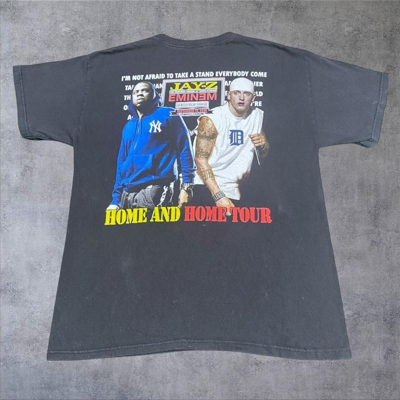 JAY Z EMINEMエミネム  and  tour Tシャツ JAY Z EMINEMエミネム home and home tour Tシャツ