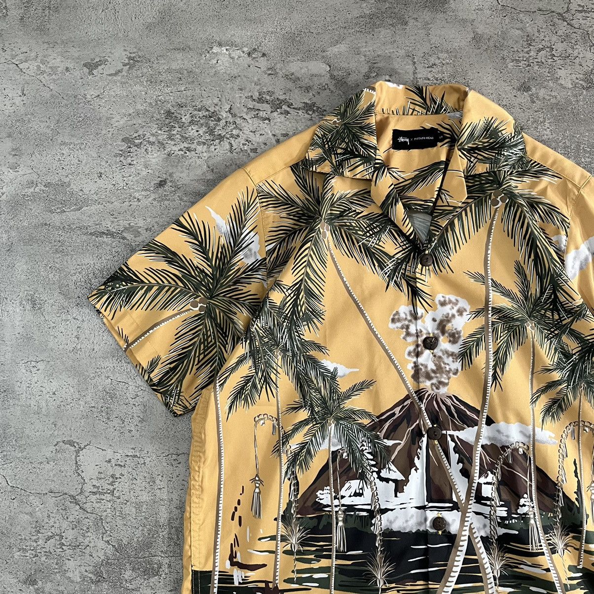 Stussy International Stussy Tribe Potato Head Hawaiian Shirt Yellow Size US S / EU 44-46 / 1 - 3 Thumbnail