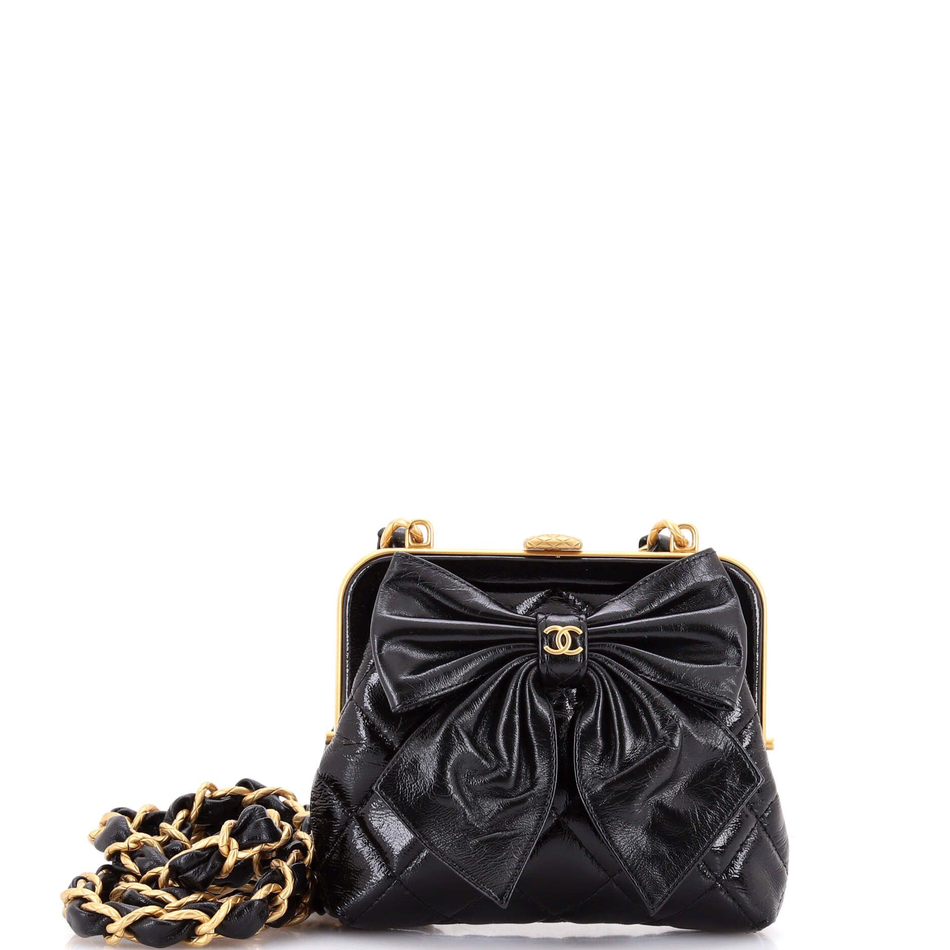 Chanel Bow Frame Clutch With Chain Size ONE SIZE - 1 Thumbnail