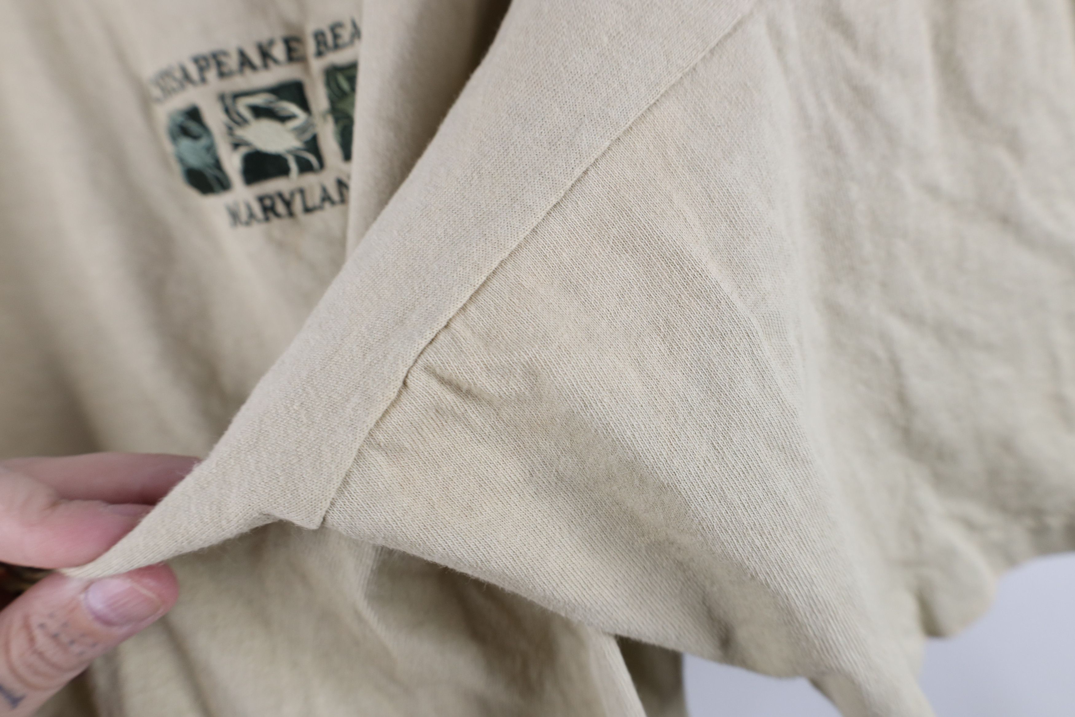 Vintage Vintage 90s Streetwear Chesapeake Maryland Crab T-Shirt Size US XL / EU 56 / 4 - 7 Thumbnail