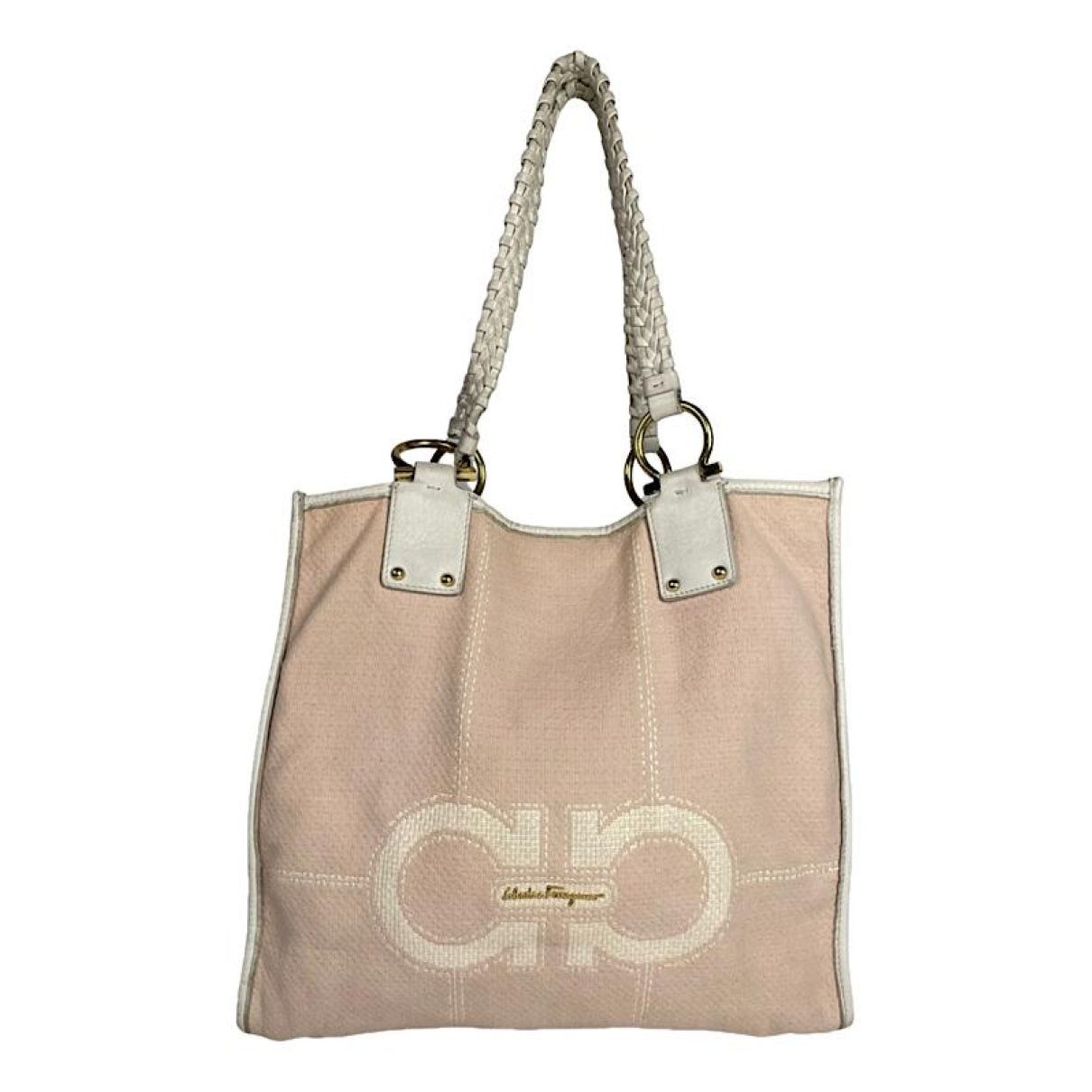 Salvatore Ferragamo Pink Leather Handbag Size ONE SIZE - 1 Thumbnail