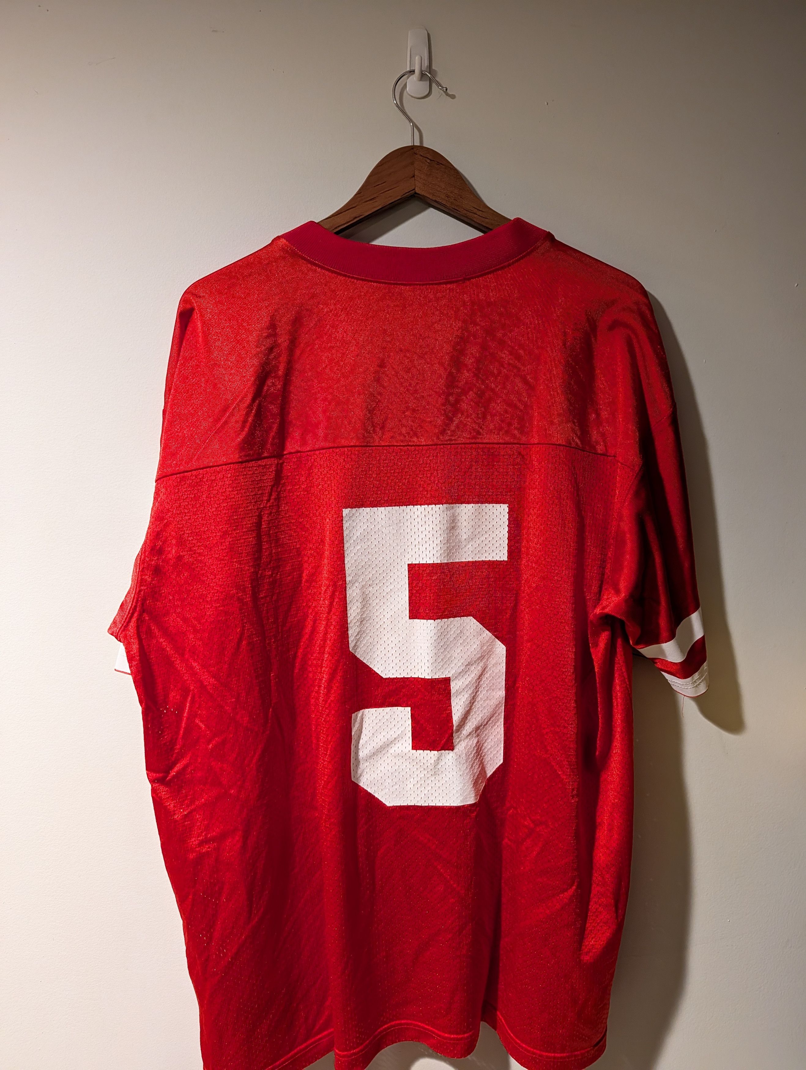 NCAA Adidas Nebraska Cornhuskers Football Jersey #5 NCAA Huskers Size US XL / EU 56 / 4 - 9 Thumbnail