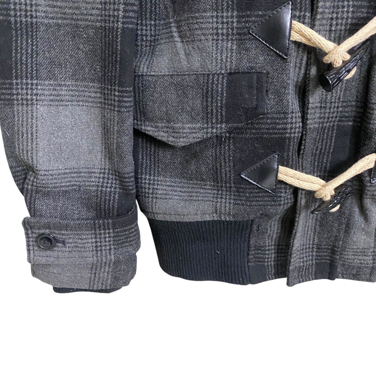 Japanese Brand Beno Plaid Duffle coat Size US M / EU 48-50 / 2 - 7 Thumbnail