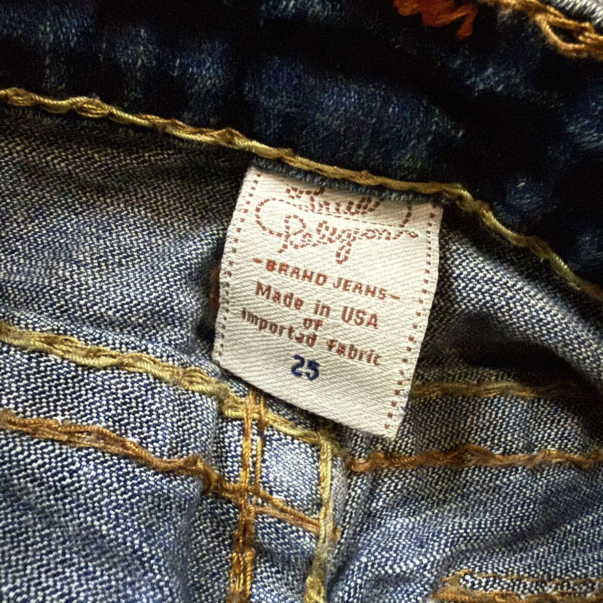 True Religion 🔥🇺🇸 Flared Sick True Religion Orange Archives y2k Denim Size US 29 - 17 Thumbnail