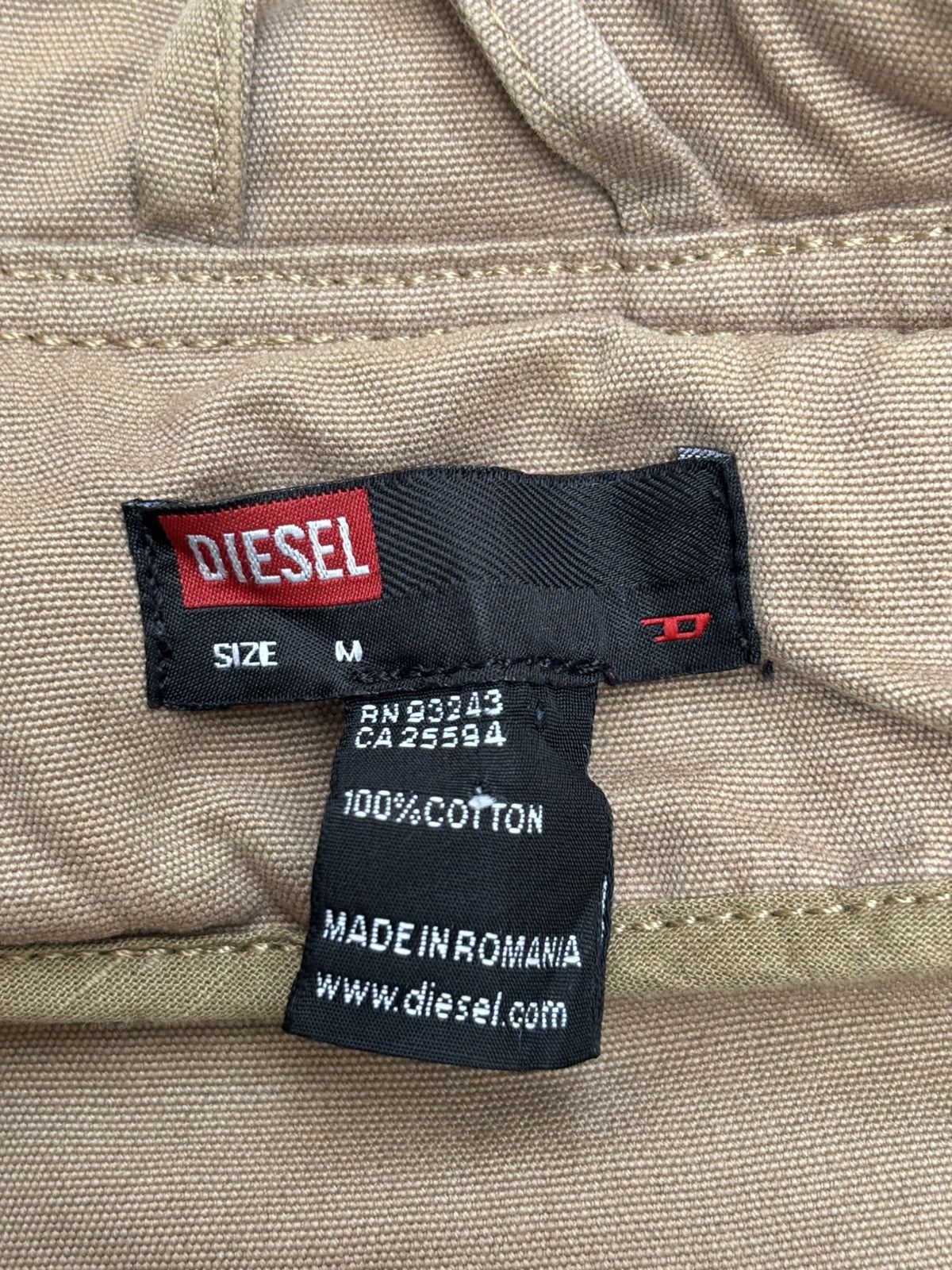 Diesel Y2K Distressed Double Breasted Coat Size US S / EU 44-46 / 1 - 5 Thumbnail