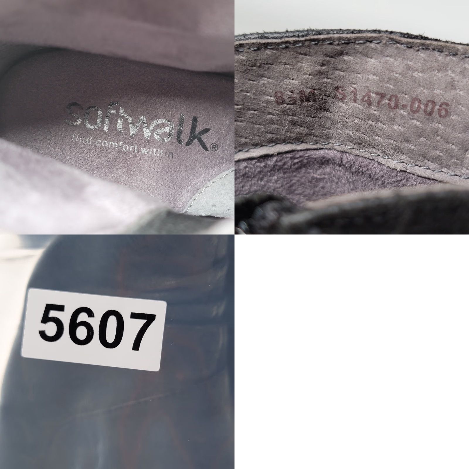 Vintage SoftWalk Hanover Boot Women’s Size 8.5 Luggage Weathered Black Leather Size US 9 / IT 39 - 9 Thumbnail