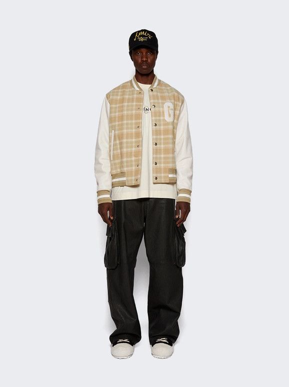 Givenchy o1srvl11e0725 Check Classic Varsity in Beige Size US S / EU 44-46 / 1 - 4 Thumbnail