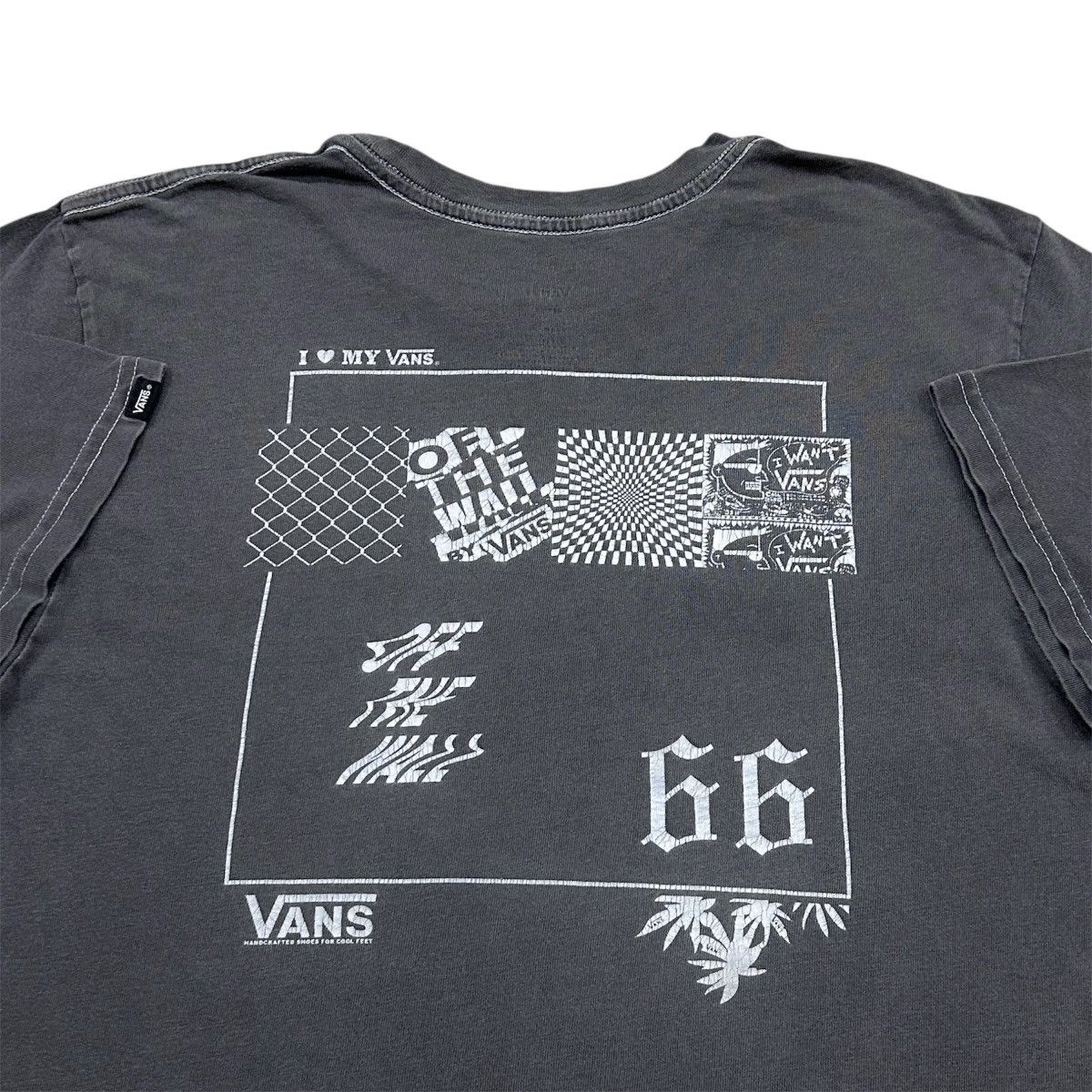 Vans Vans Off The Wall 66 Grey Skate Skateboard Tshirt Size US M / EU 48-50 / 2 - 3 Thumbnail