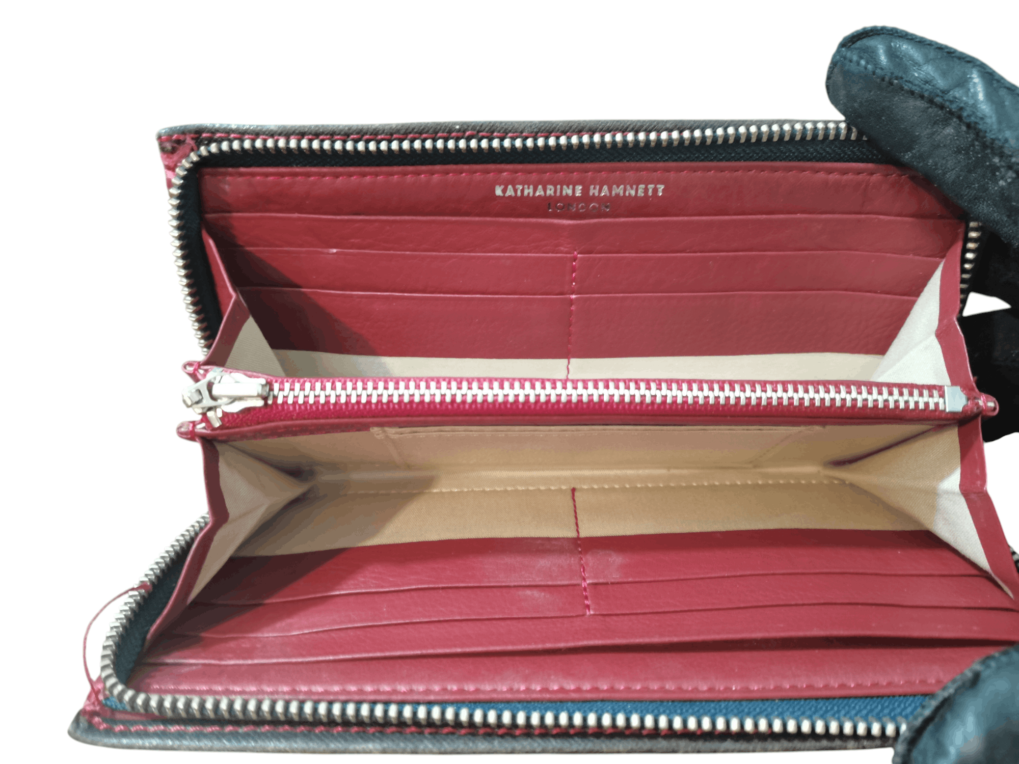 Katharine Hamnett London Katharine hamnett zippered long wallet Size ONE SIZE - 5 Thumbnail