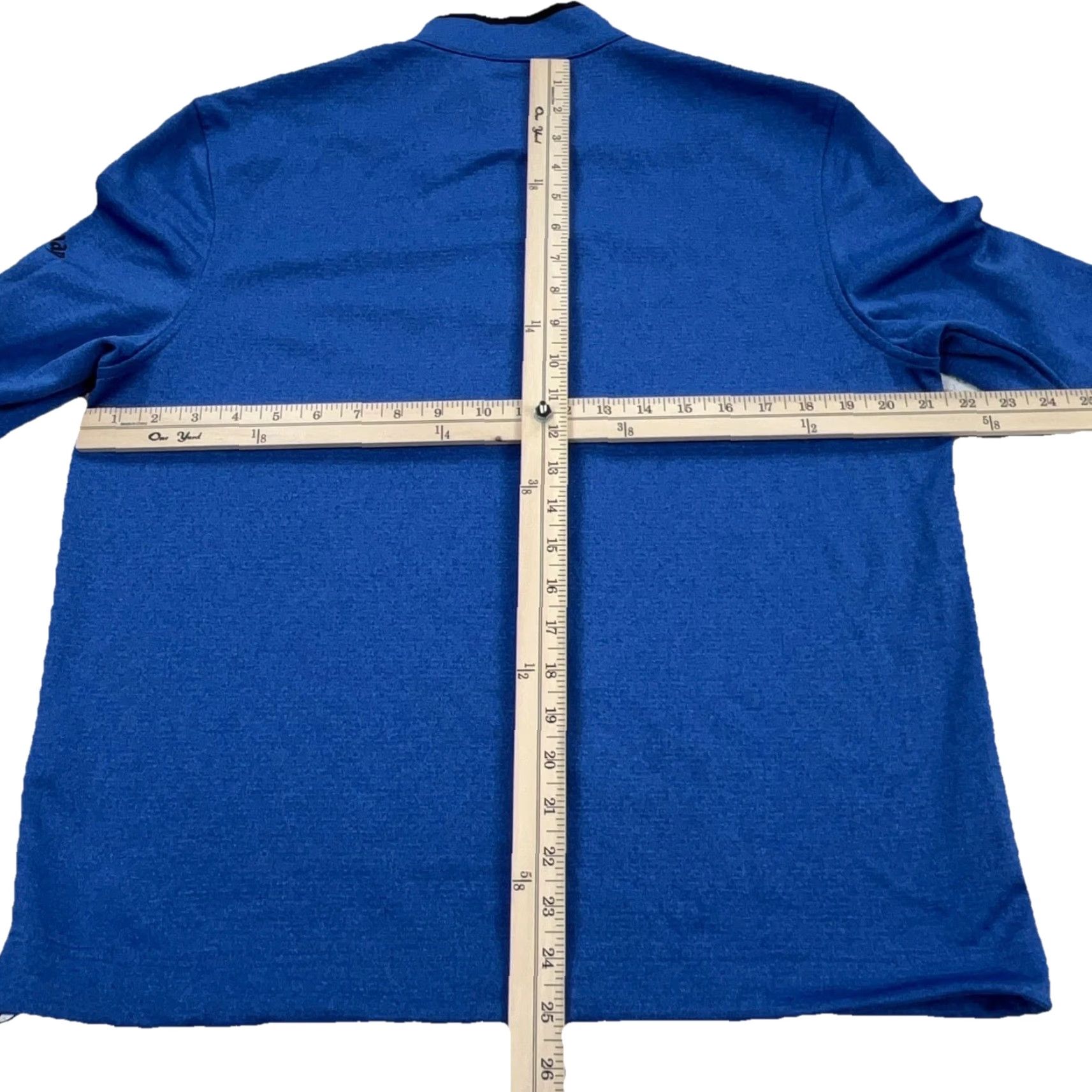 Callaway Callaway Sweatshirt Men Small Blue Black Pullover 1/4 Zip Fleece Pocket Logo Performance Golf Sweater Size US S / EU 44-46 / 1 - 7 Thumbnail