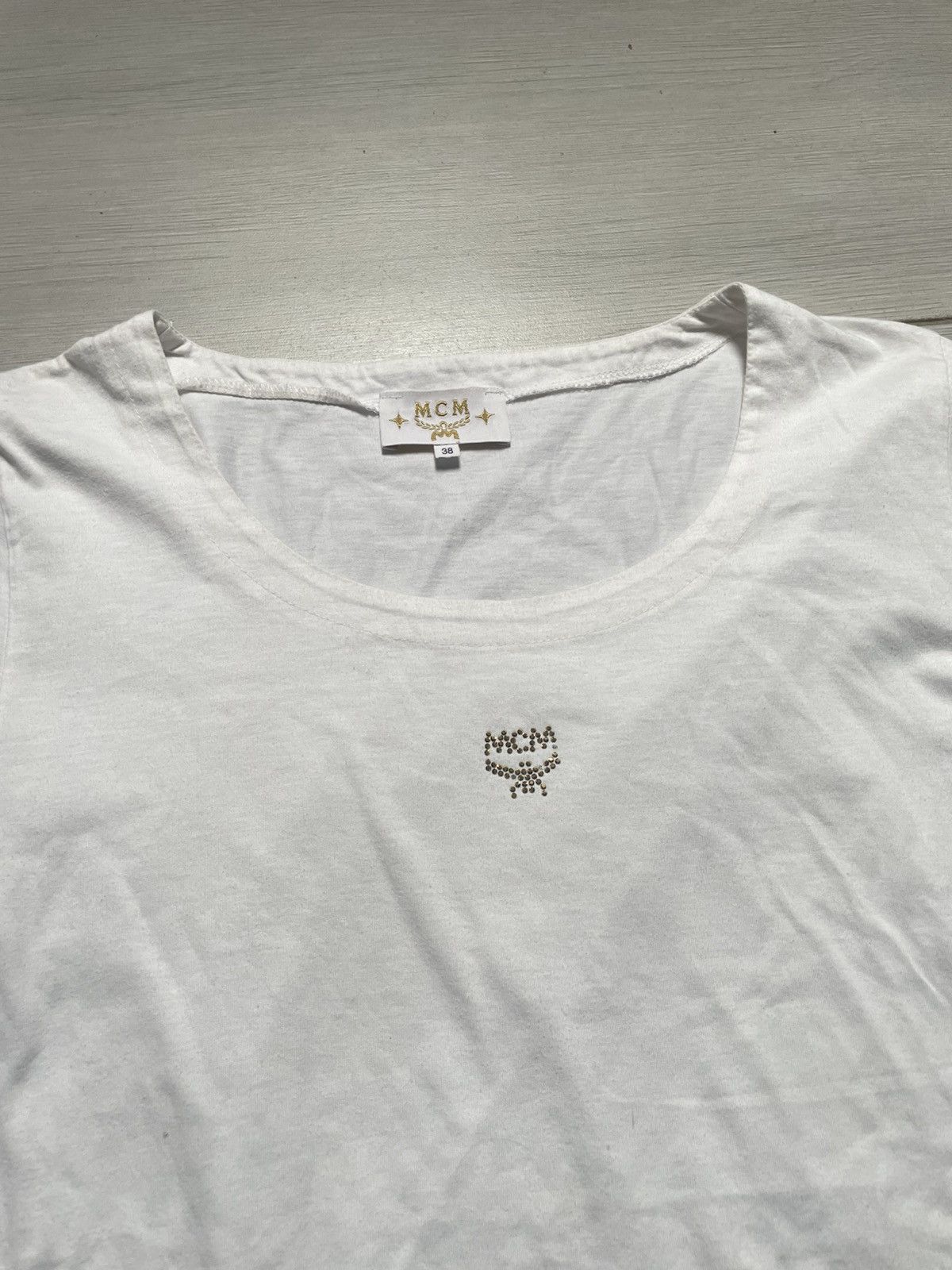 MCM MCM gold logo vintage italy luxury couture 90s Size XS / US 0-2 / IT 36-38 - 2 Thumbnail