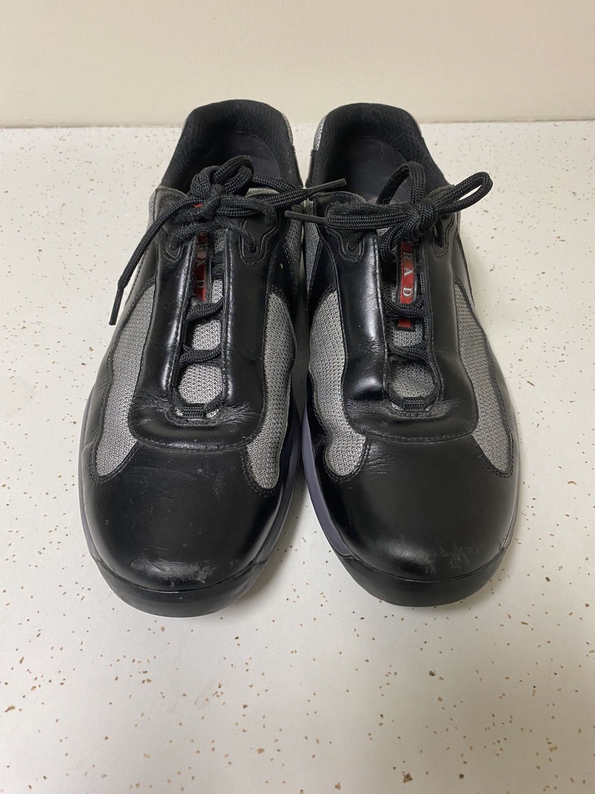 Prada Prada Americas Cup Sneakers Shoes Black Grey Size US 10 / EU 43 - 6 Thumbnail