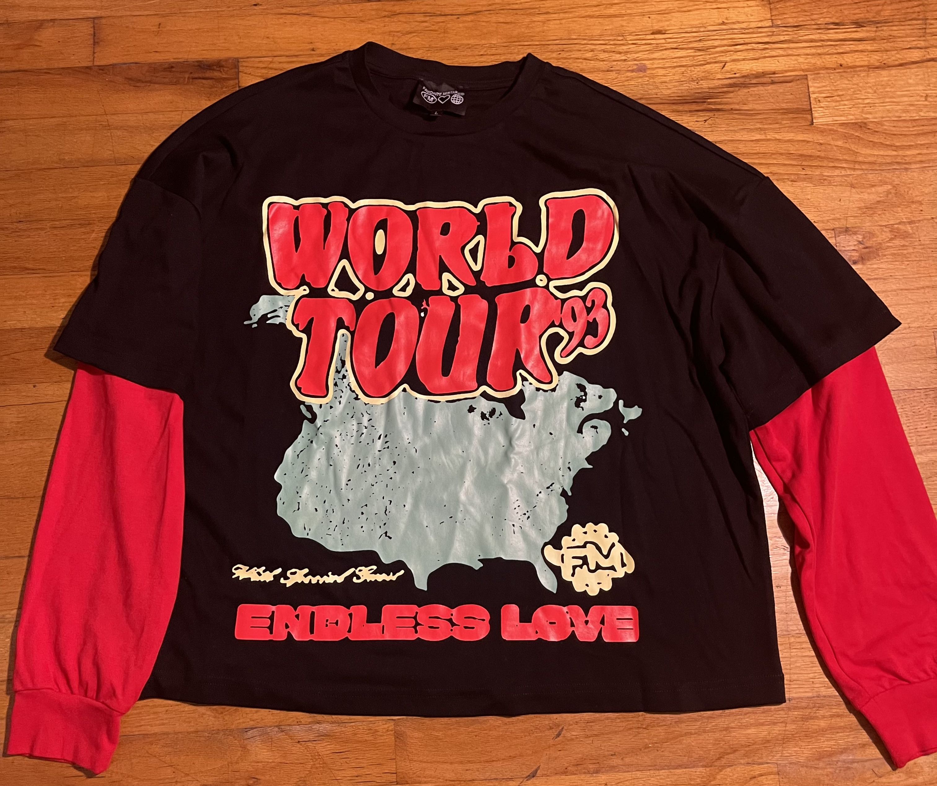 GEORRGE OLIVIER × Half Evil Favorite Mistakes FM Endless Tour Double Layer Long Sleeve Size US L / EU 52-54 / 3 - 3 Thumbnail