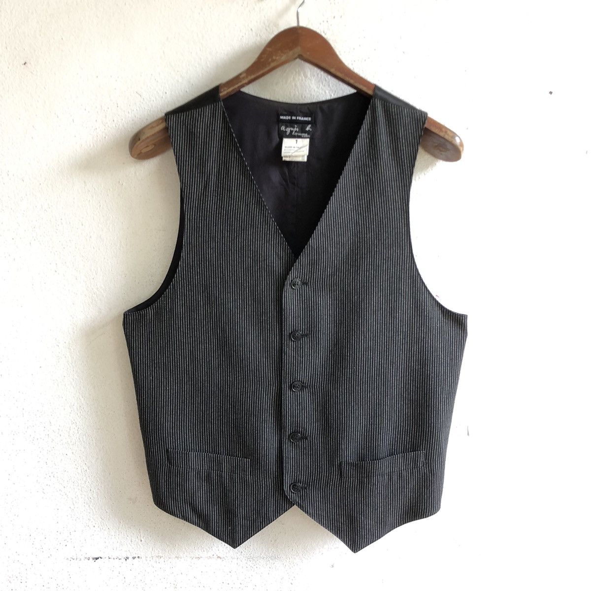 Designer AGUIS B HOMME PARIS vest Size US M / EU 48-50 / 2 - 1 Thumbnail