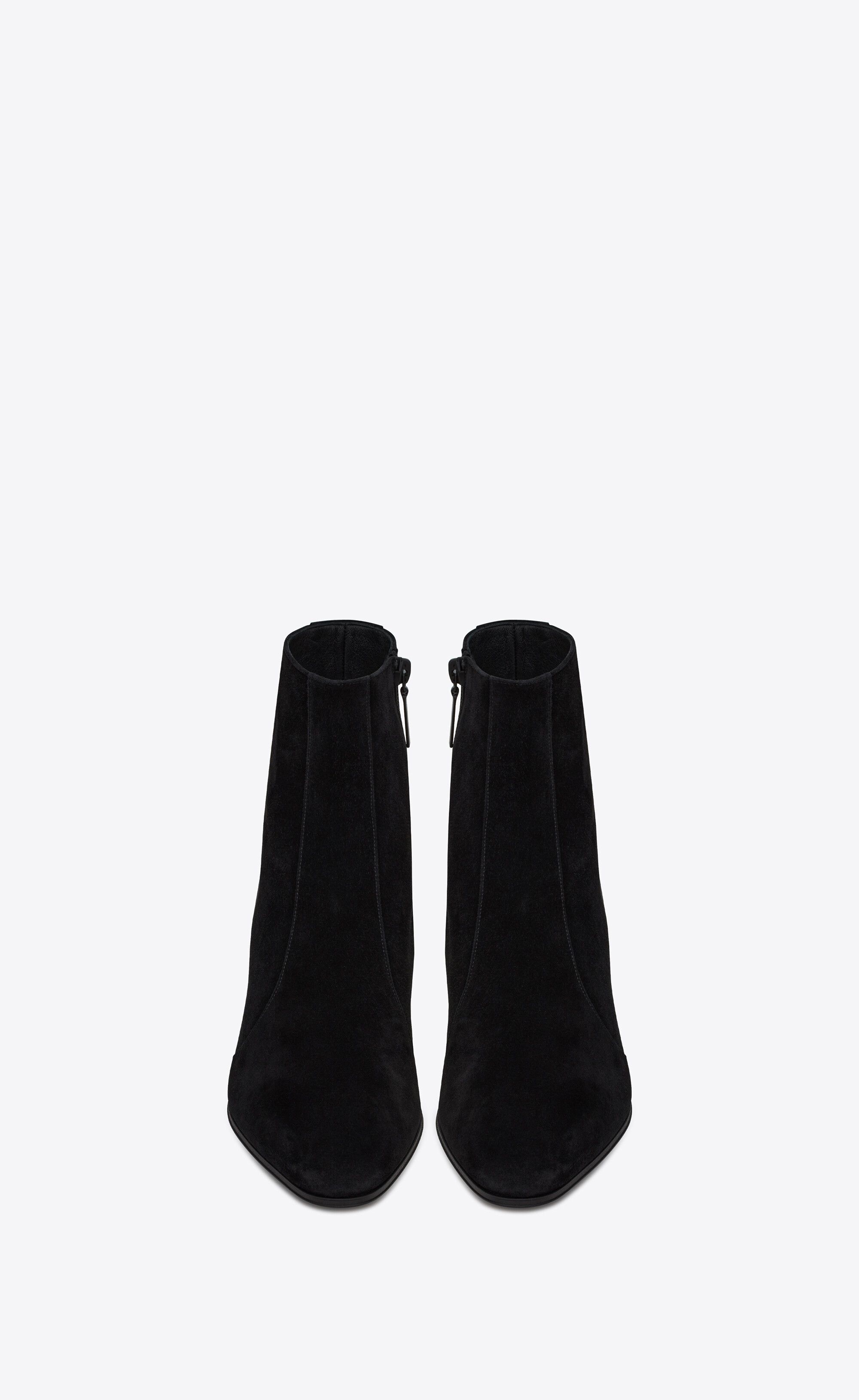 Saint Laurent Paris o1bcso1str1124 Vassili Zipped Booties in Black Size US 4.5 / IT 34.5 - 4 Thumbnail
