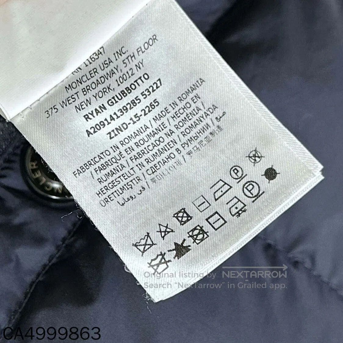 Moncler Moncler Wool Blend Hooded Down Jacket. Size US M / EU 48-50 / 2 - 4 Thumbnail