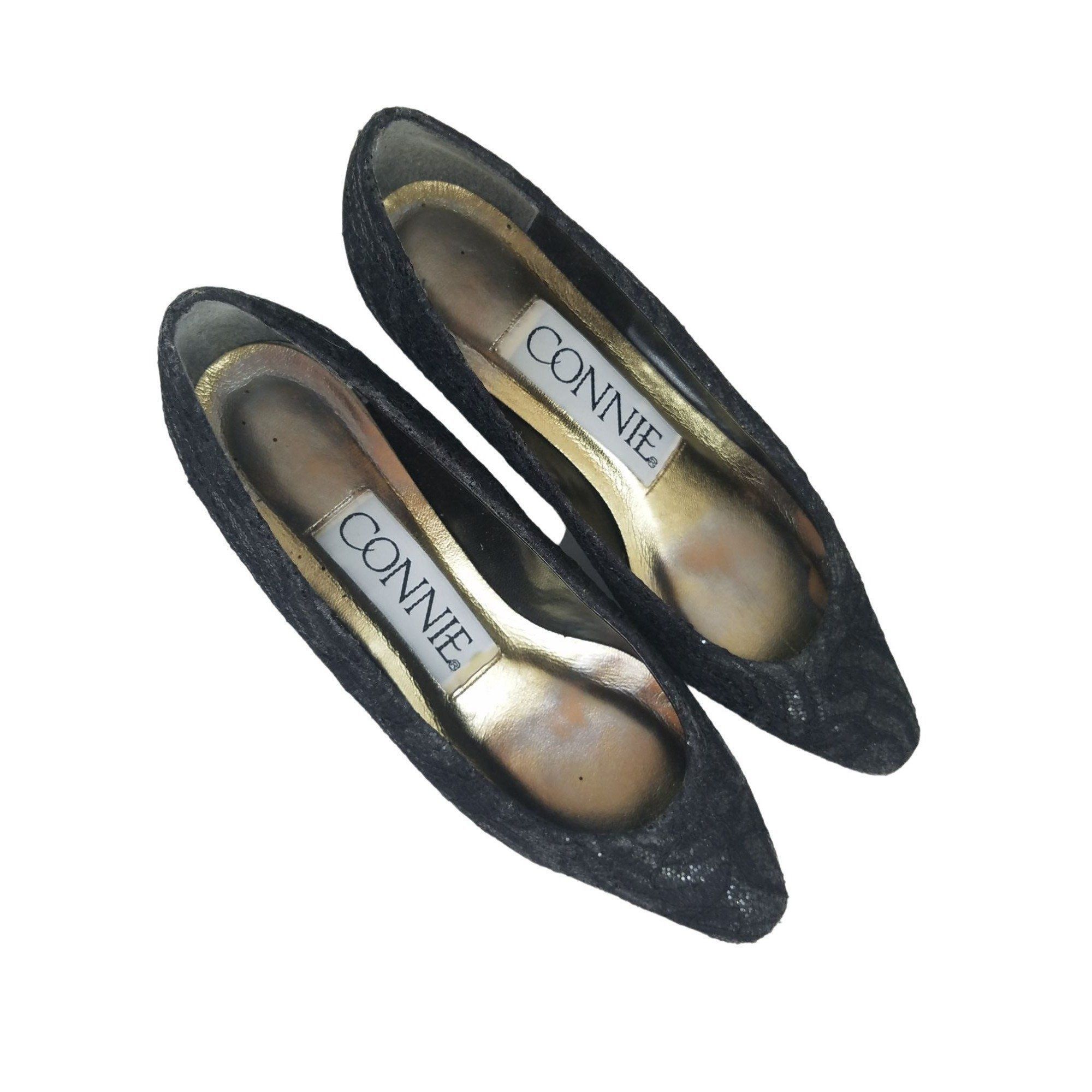Other Connie Womens Shoes Heels Black 1.5" Heel Pointed Toe 7 Size US 7 / IT 37 - 2 Thumbnail