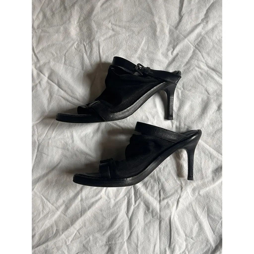 Ann Demeulemeester SS'03 Leather Mules Size US 7 / IT 37 - 1 Thumbnail