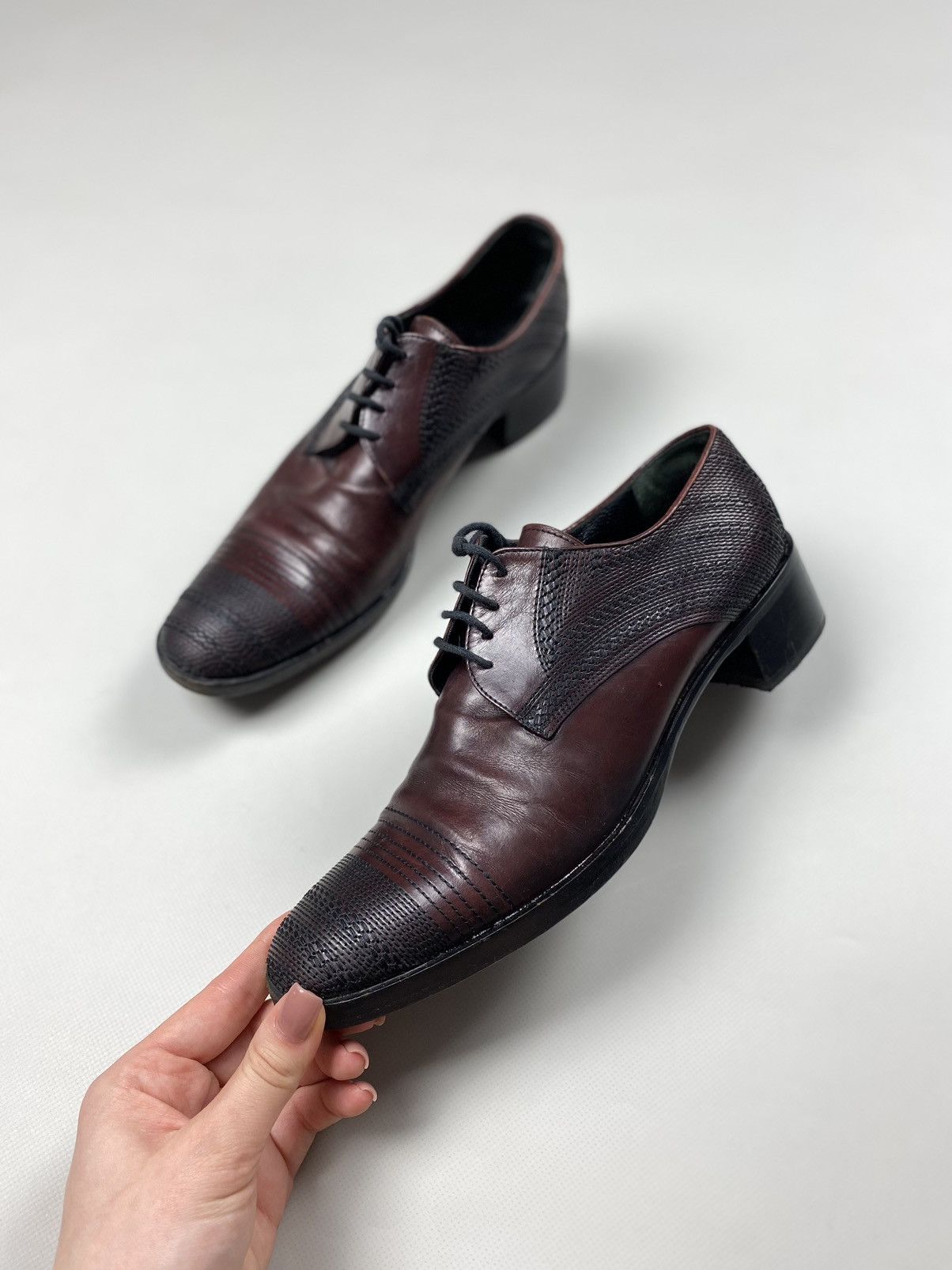 Jil Sander Jil Sander ladies formal leather lace up shoes size 39 1/2 Size US 9.5 / IT 39.5 - 12 Thumbnail