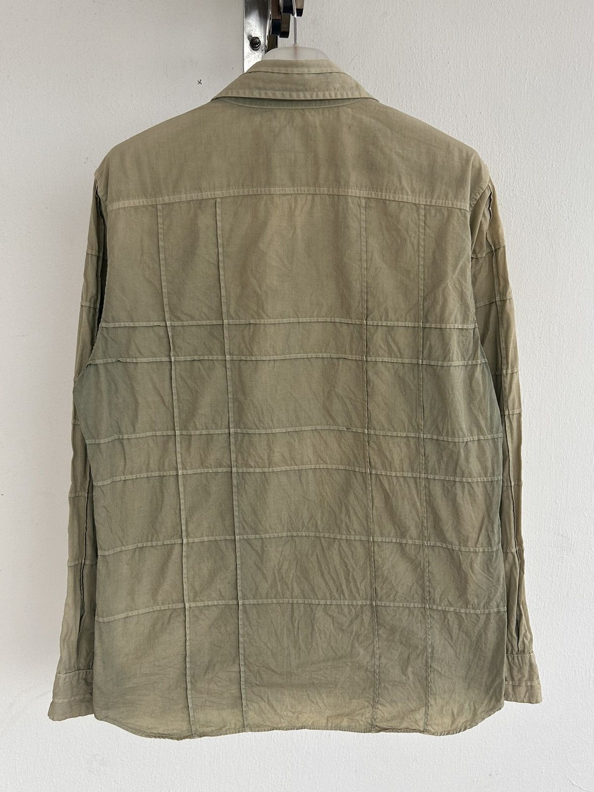 Nicole Club Nicole patchwork faded green button ups Size US M / EU 48-50 / 2 - 2 Thumbnail