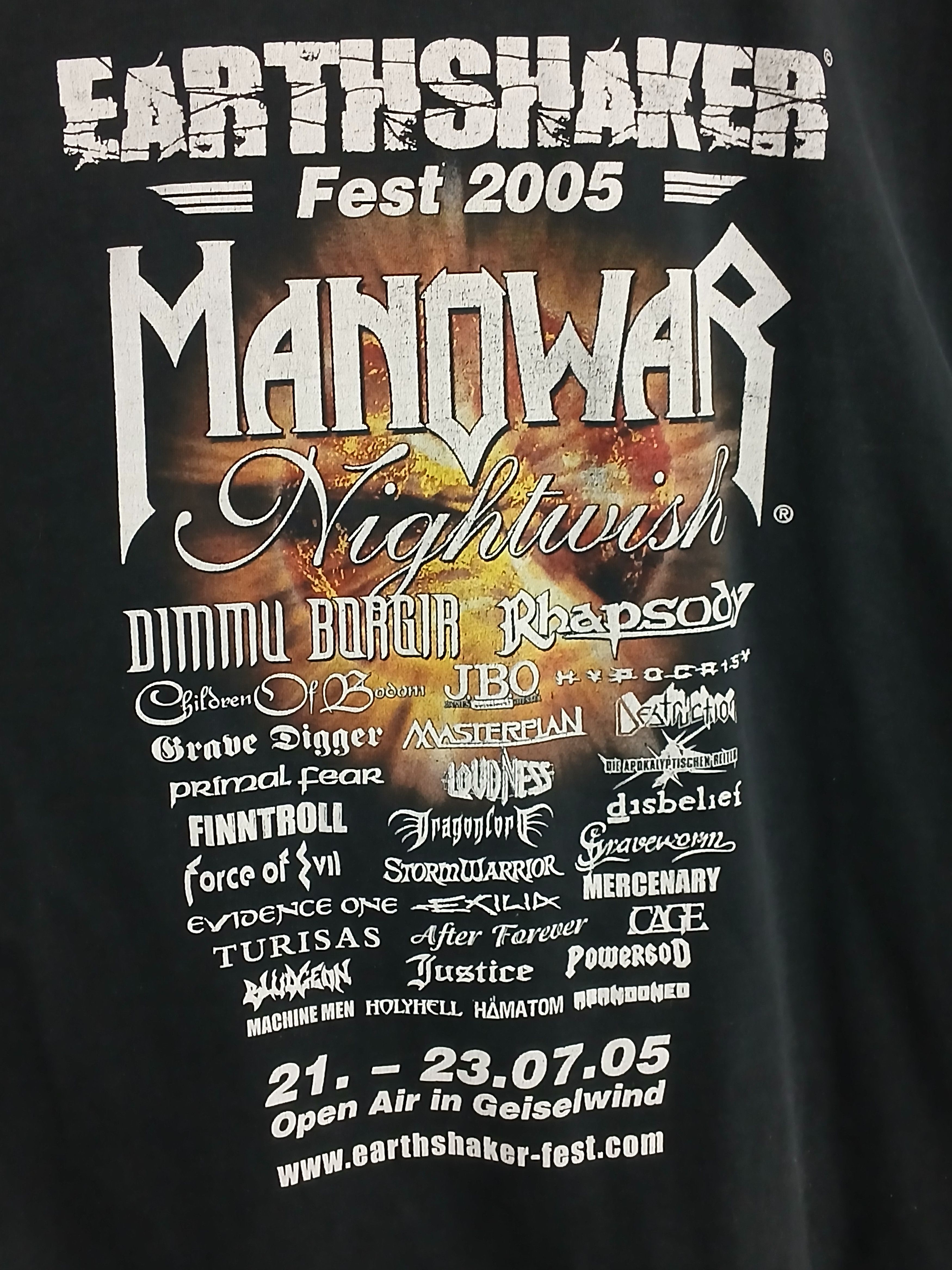 Band Tees × Vintage Vintage 2005 Earthshaker Rock Festival T-Shirt Size US XXL / EU 58 / 5 - 3 Thumbnail