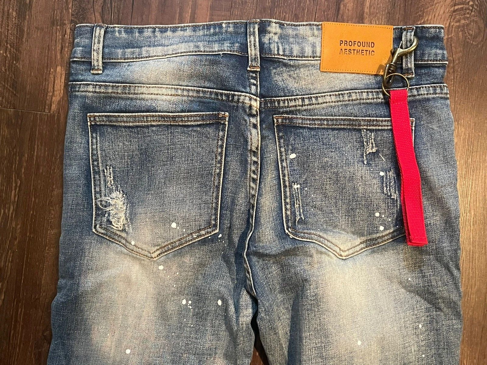 Profound Aesthetic Profound Aesthetic Skinny Wash Jeans 32X32 Found Co Size US 32 / EU 48 - 4 Thumbnail