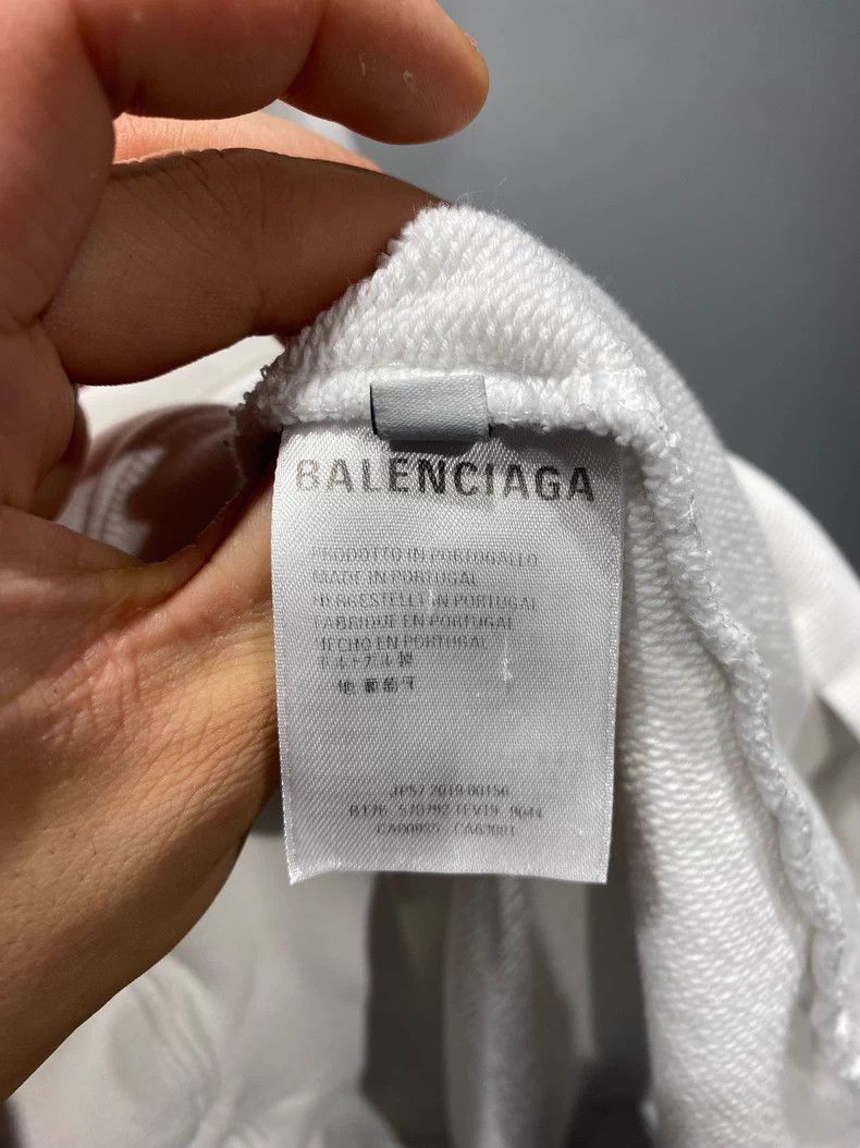 Balenciaga Balenciaga Classic Buckle Printed Logo Hoodie Size US S / EU 44-46 / 1 - 4 Thumbnail