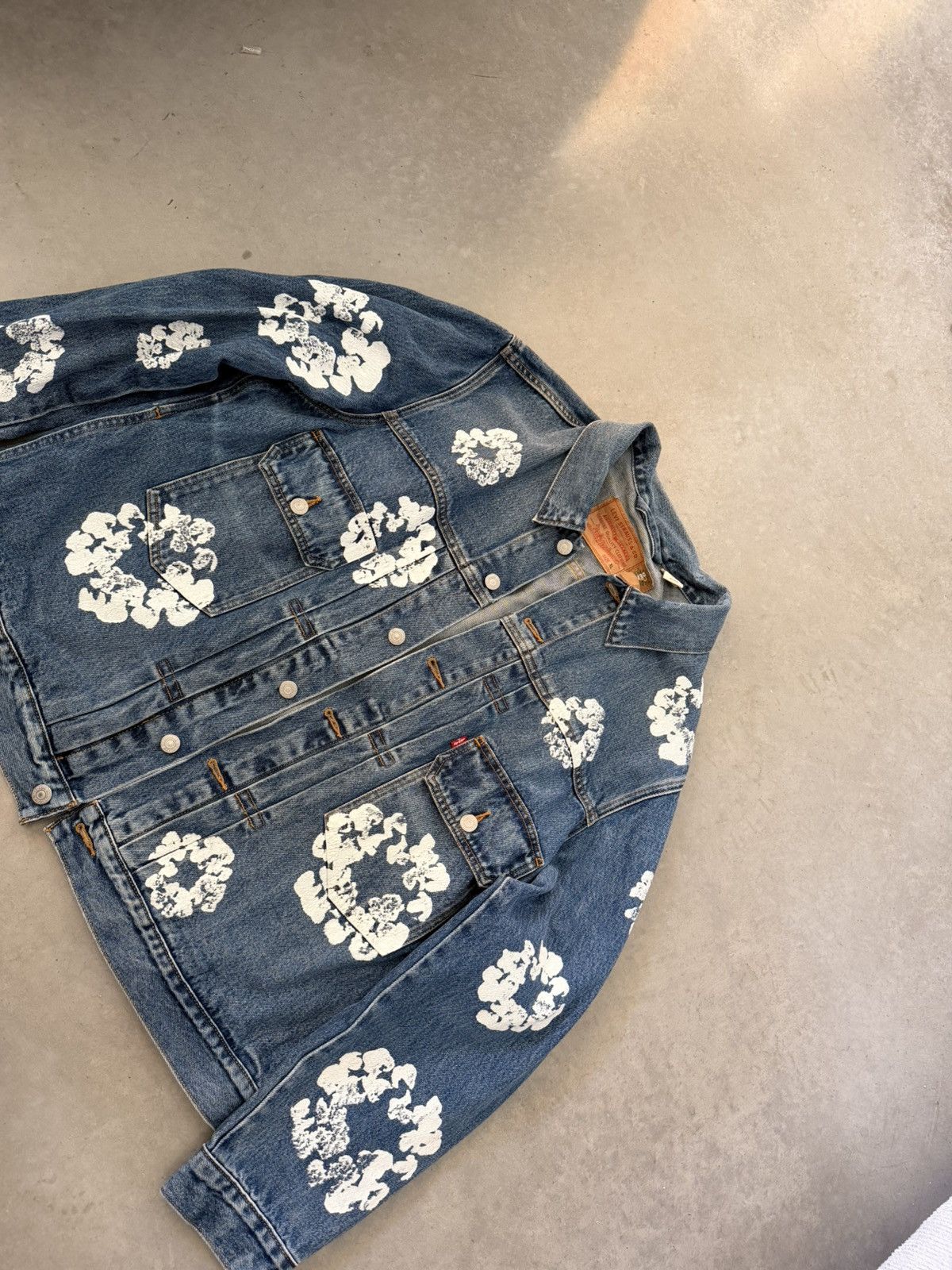 DENIM TEARS Denim Tears denim jacket dark wash Size US XL / EU 56 / 4 - 2 Thumbnail