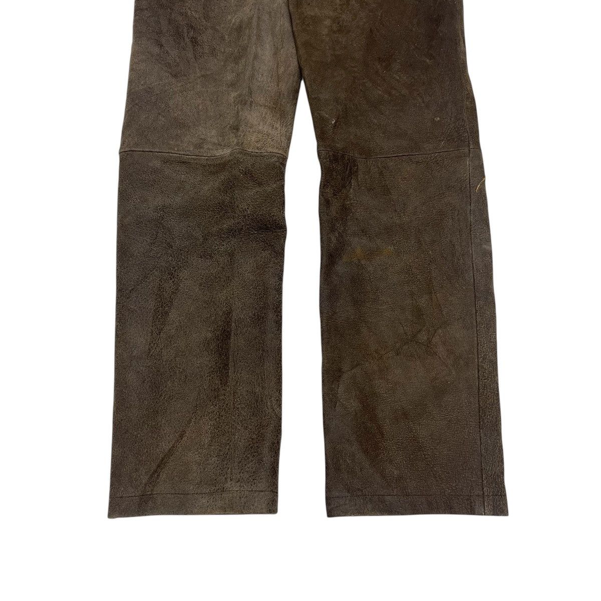Yohji Yamamoto Vintage Yohji Yamamoto Sheepskin Leather Pants Size US 29 - 9 Thumbnail